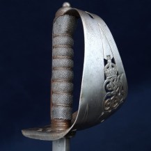 British Indian Army 1898 Pattern Infantry Staff Sergeant’s Sword, Dated 1910 with Regimental Marking 15